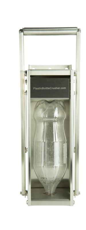 Plastic Bottle Crusher 2250 with 2L soda bottle before